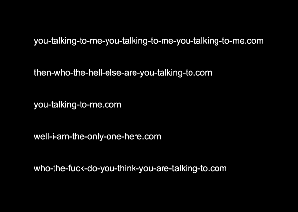 you-talking-to-me